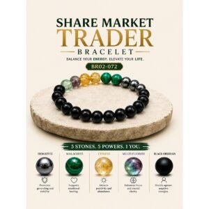 Share Market Trader Crystal Bracelet